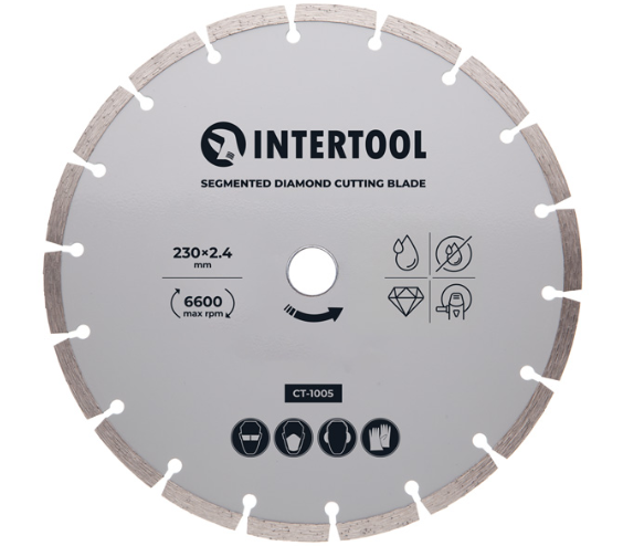Круг алмазний відрізний INTERTOOL CT-1005